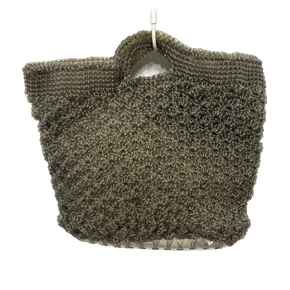 Auth FURLA - Brown Clear Rubber Vinyl Tote Bag - Picture 3 of 9